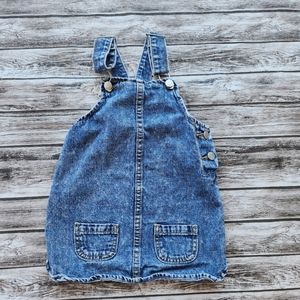 E-vie angel overall jean dress